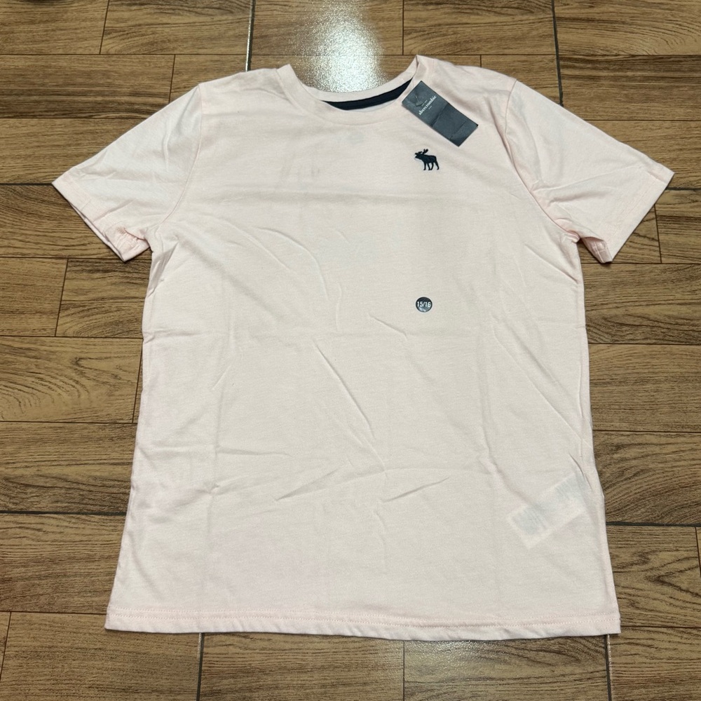 Abercrombie Kids Soft Pink Short Sleeve Tee